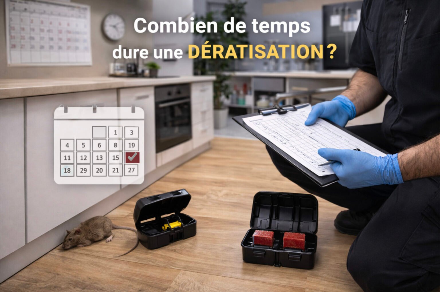 Combien de temps dure une dératisation