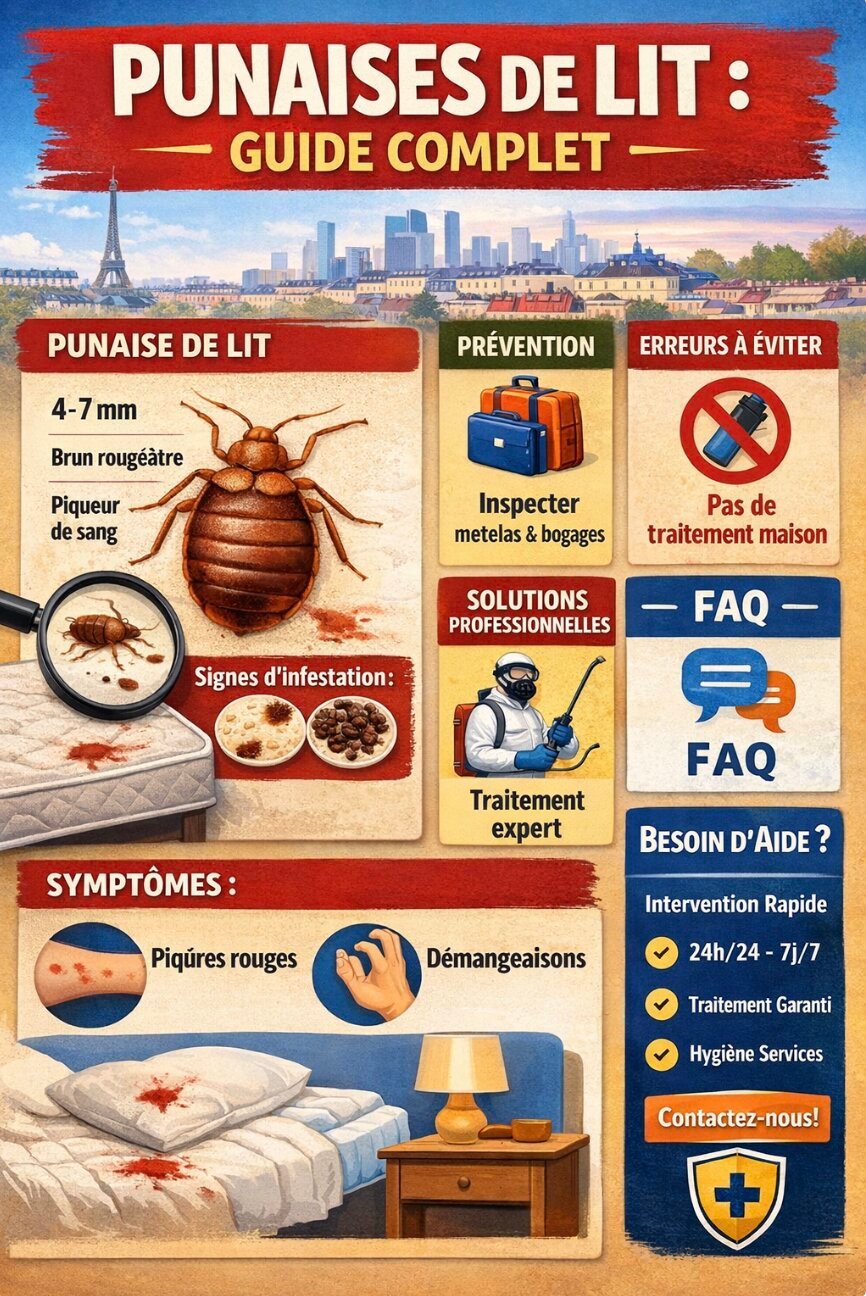 Comment identifier et prévenir une infestation de punaises de lit